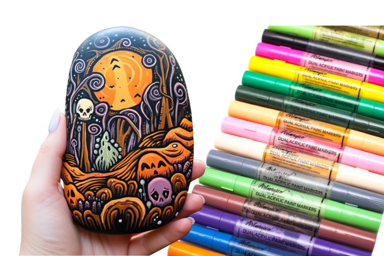 halloweenský les